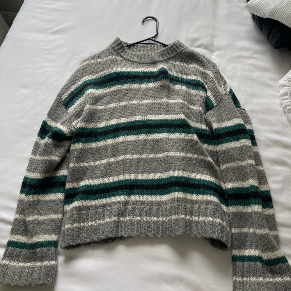 LA Hearts Oversized Striped sweater